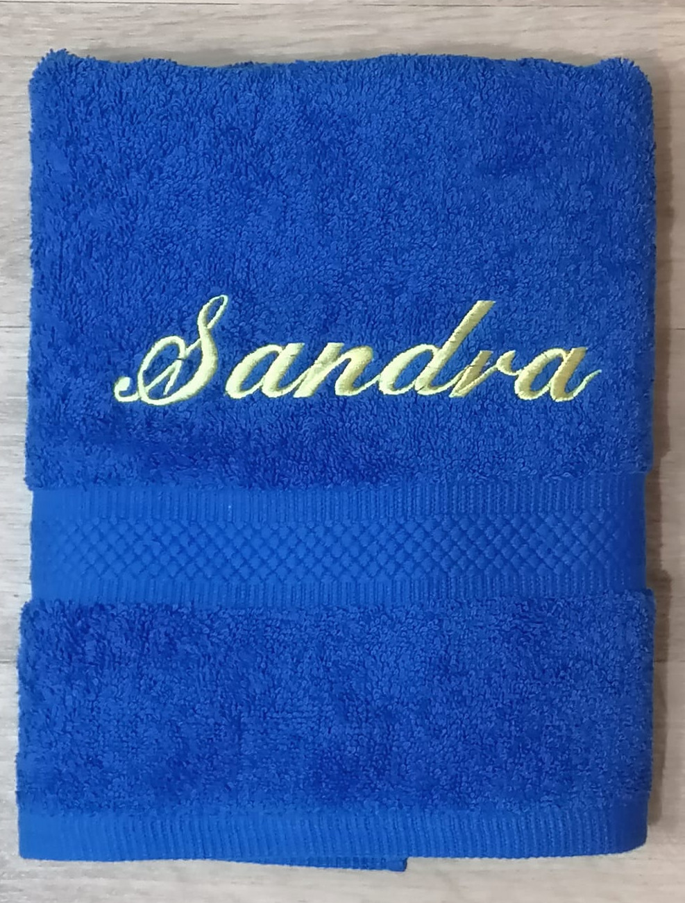 Handtuch mit Wunschtext