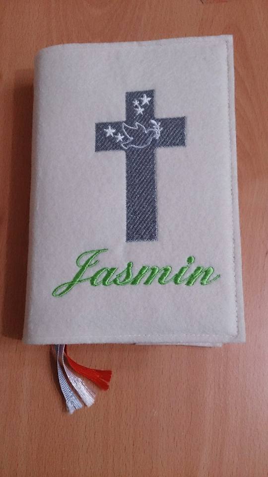 Gotteslobhülle mit Wunschmotiv und Wunschname